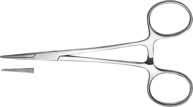 Arterienklemme nach Halstead-Mosquito  Stück  1894\12.5, 12,5 cm, gerade