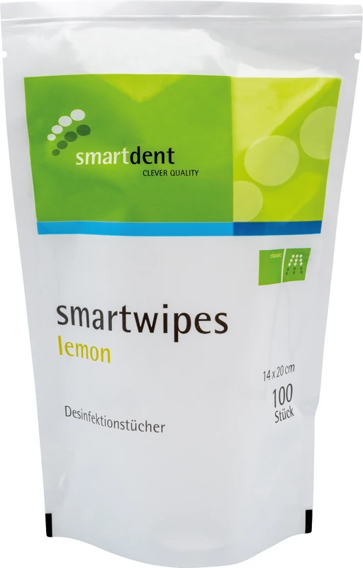 smartwipes  Beutel  100 Stück lemon, 14 x 20 cm