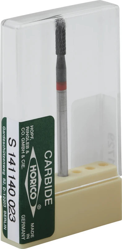 HM-Fräser 141  Stück  schwarz beschichtet, Kreuzverzahnung, rot fein, HP, Fig. S141, 8 mm, ISO 023