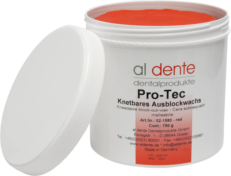 Pro-Tec Ausblockwachs  Dose  750 g rot