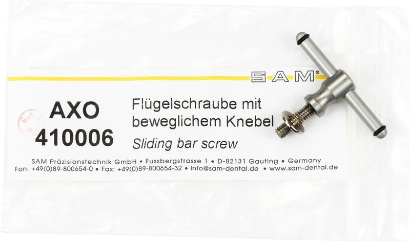 Flügelschraube  Stück  mit beweglichem Knebel