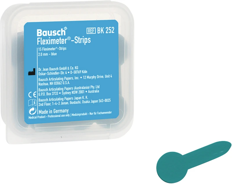 Fleximeter-Strips  Packung  15 Stück, 2,0 mm, blau