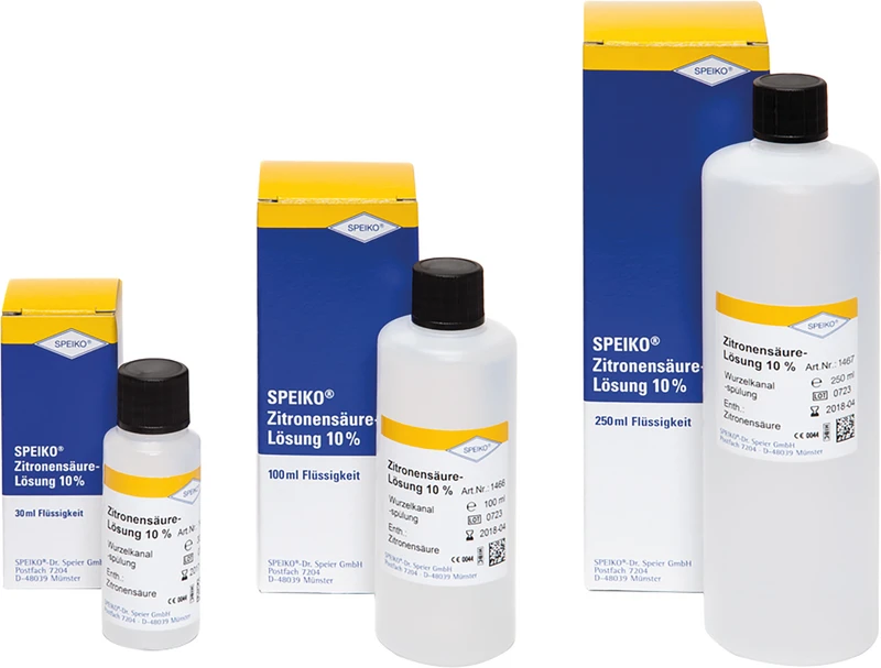 SPEIKO® Zitronensäure-Lösung 10%  Flasche  100 ml Lösung mit Easy-Quick Entnahmesystem