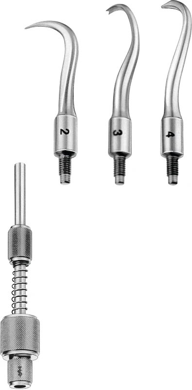 Kronen- und Brückenabnehmer  Packung  1 Stück, 3 Aufsätze