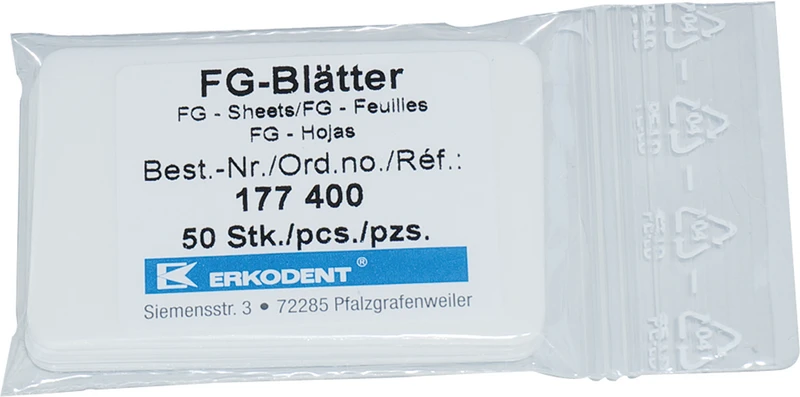 FG Blätter  Packung  50 Blätter