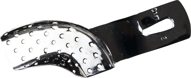 Abdrucklöffel für partielle Abdrücke  Stück  Gr. 2 links, perforiert