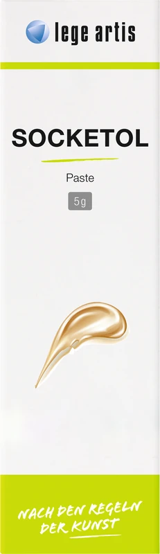 SOCKETOL Paste  Packung  5 g Paste, 10 Luer Lock Kanülen