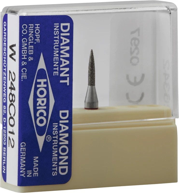 Diamantschleifer 248  Stück  rot fein, RA, Figur 248, 6 mm, ISO 012