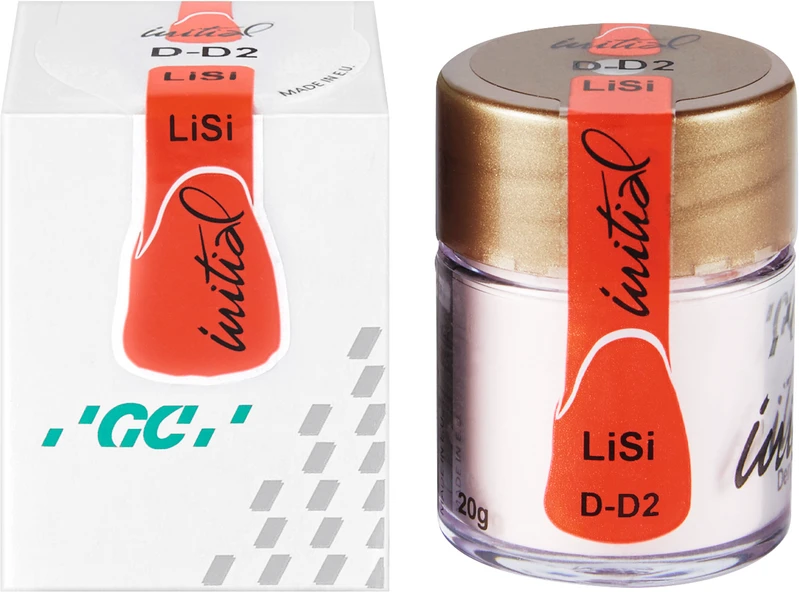 GC Initial LiSi  Dose  20 g Pulver dentin D2