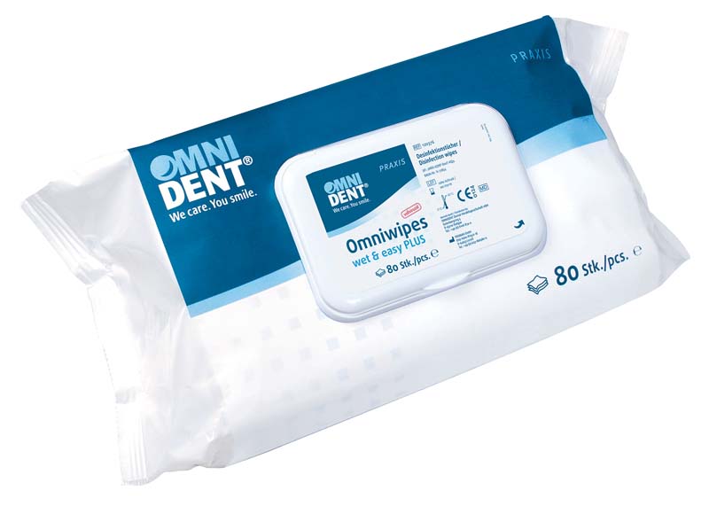 Omniwipes wet & easy PLUS  Packung  80 Stück 20 x 30 cm