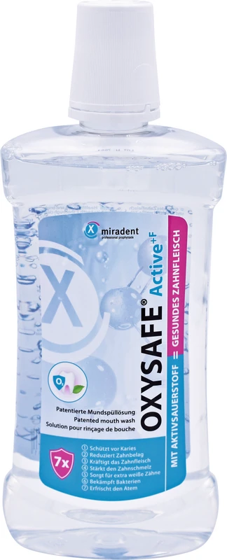 OXYSAFE® Active +F  Flasche  500 ml Mundspülung
