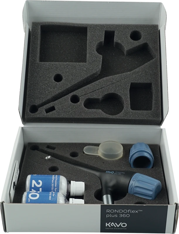 RONDOflex Plus 360  Stück  inklusive 2 Pulverbehälter (50, 27 µm), Zubehör