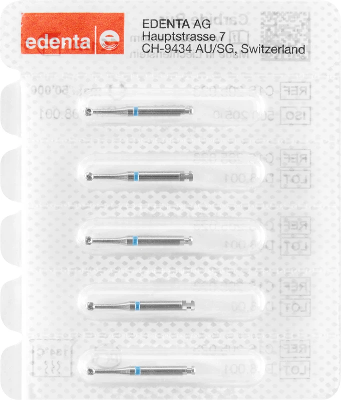 HM-Bohrer C1SXN  Packung  5 Stück Kreuzverzahnung blau, RA, Figur 004 ISO 021