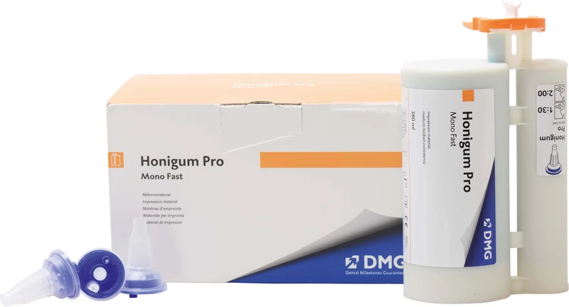 Honigum Pro Mono Fast  Packung  380 ml Doppelkartusche, 10 MixStar-Tips