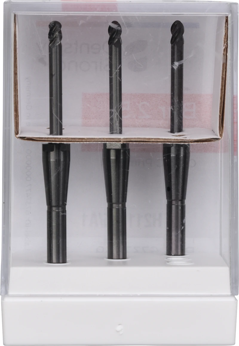 CEREC® Primemill Bur  Packung  3 Stück rot, Ø 2,5 mm