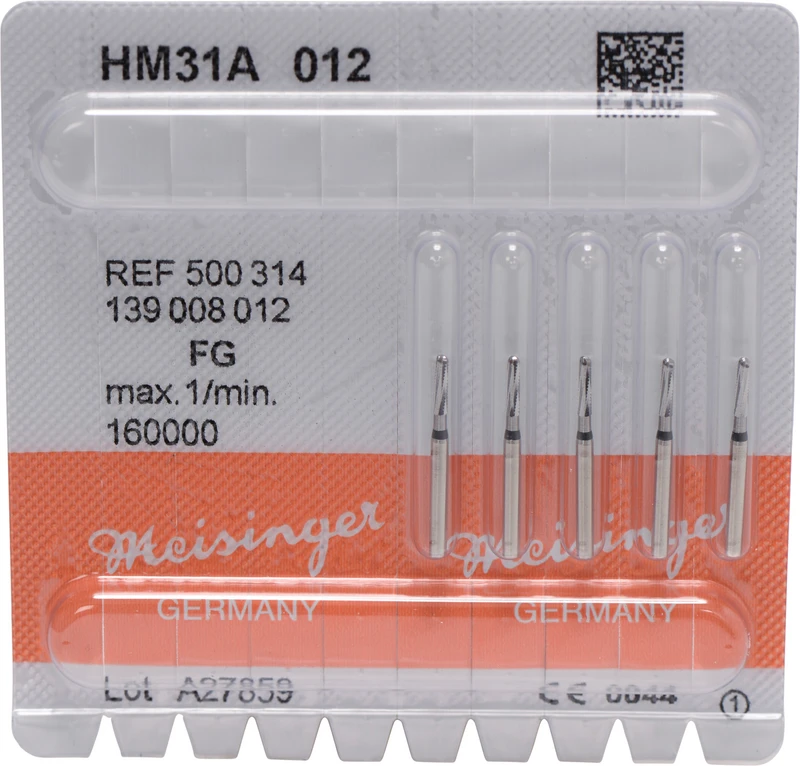 Spezialbohrer 31A  Packung  5 Stück schwarz, FG, Figur 139, 5,3 mm, ISO 012