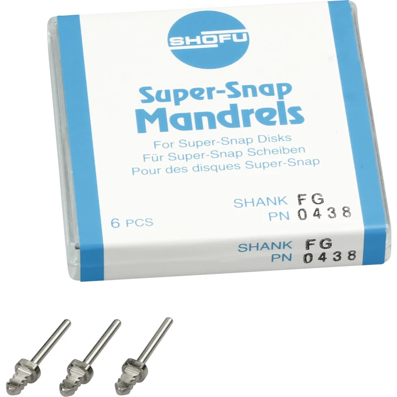 Super-Snap® Mandrels   Packung  6 Stück FG, Stahl