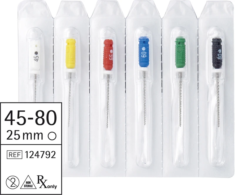 smart Hedstroemfeilen  Sortiment  6 Stück 25 mm ISO 045-080