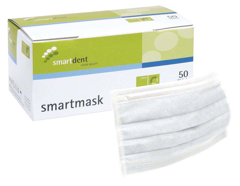 smartmask Mundschutz  Packung  50 Stück weiß