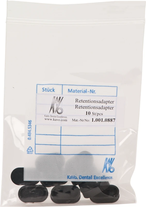 PROTAR® evo Adapter  Packung  10 Retentionsadapter für Split-Cast Kontrollplatten