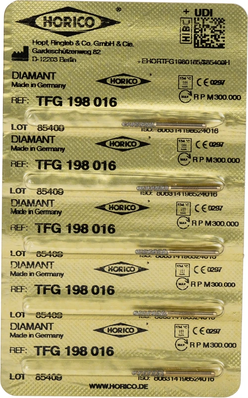Diamant TFG 198  Packung  5 Stück FG, Figur 198, ISO 016