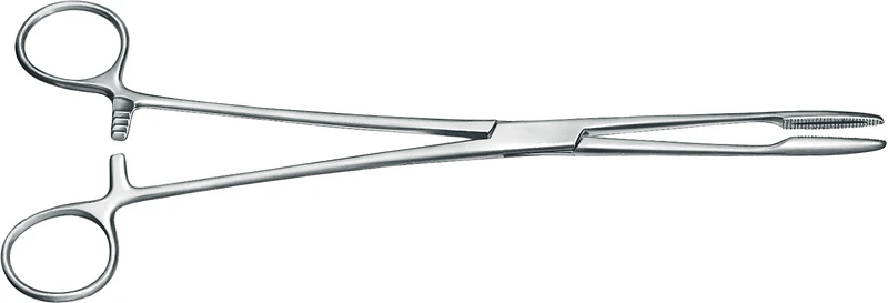 Kornzange nach Gross-Maier  Stück  14-223-20-07, 200 mm, gebogen