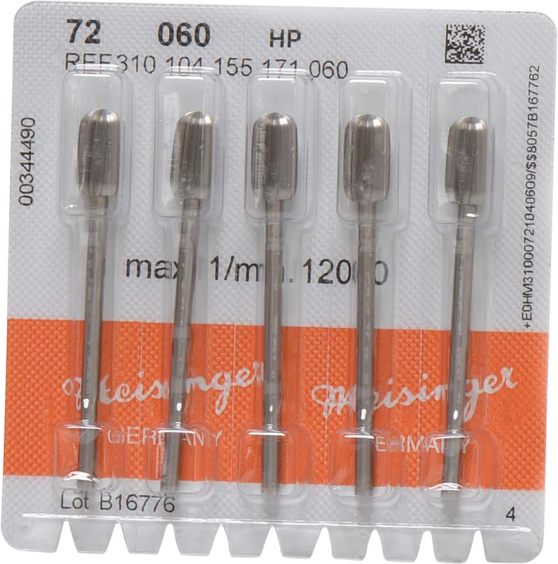 Stahlfräser 72  Packung  5 Fräser ISO 060, HP