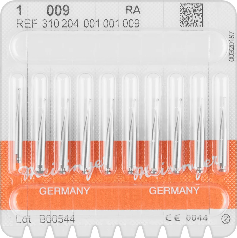 Stahlbohrer 1  Packung  10 Stück RA, Figur 001, ISO 009