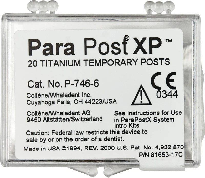 ParaPost® XP Temporärstifte  Packung  20 Stück Gr. 6