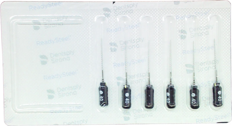 READYSTEEL Senseus Hedstroem Files  Packung  6 Stück 25 mm ISO 040