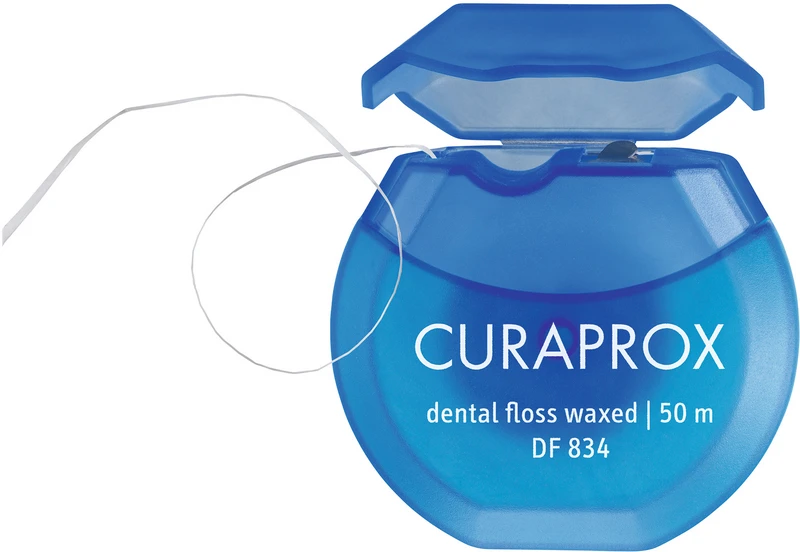 CURAPROX DF 834 Zahnseide  Stück  50 Meter gewachst