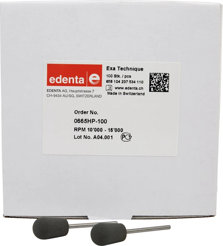 Exa Technique  Packung  100 Stück grau mittel, HP, Figur 237, 18 mm, ISO 110