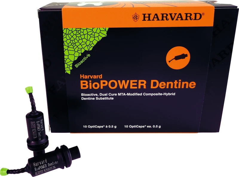 Harvard BioPOWER Dentine OptiCaps®   Packung  10 x 0,5 g Kapsel