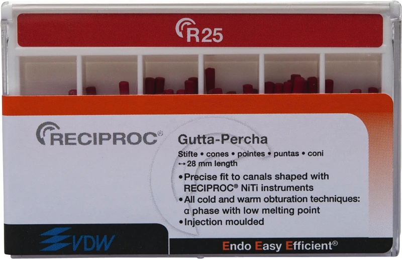 RECIPROC® Guttapercha  Packung  60 Stück ISO 025