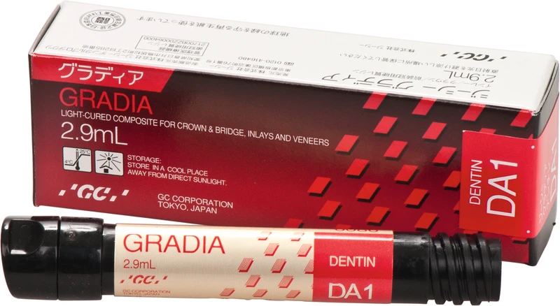 GC GRADIA®  Spritze  2,9 ml Paste dentin DA1