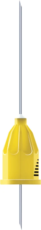 transcodent Painless Steel Einmal-Injektionskanülen  Packung  100 Stück gelb, G27 0,4 x 25 mm