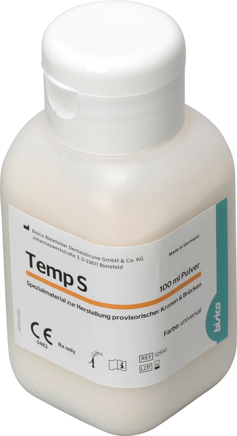 Temp S  Packung  100 g Pulver universal, 50 ml Flüssigkeit, 1 Mischbecher