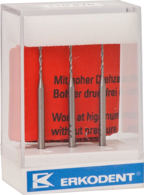 Spiralbohrer  Packung  3 Stück HSS Ø 1 mm