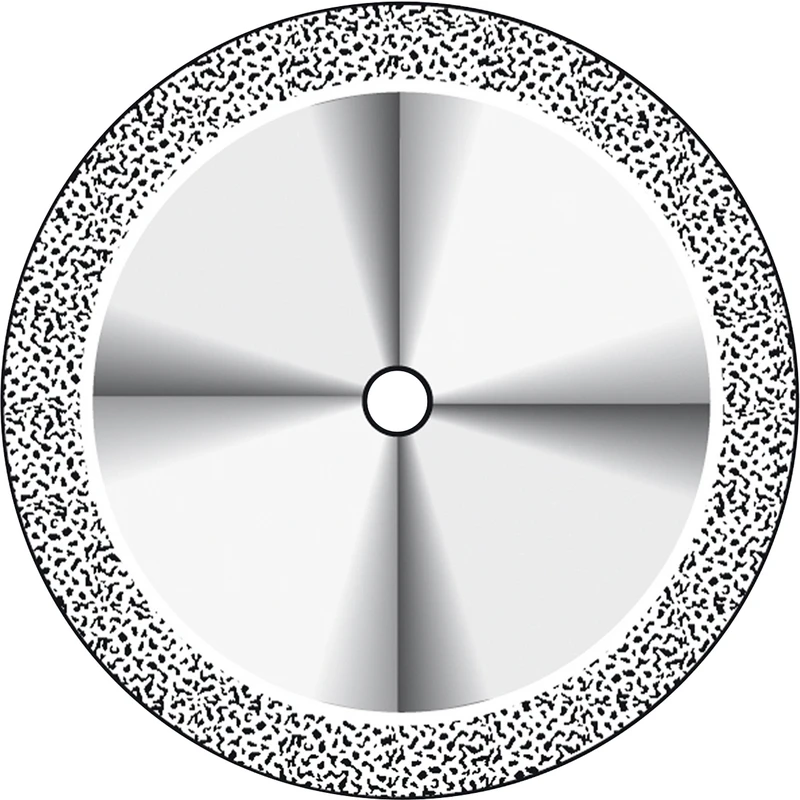 Diamantscheibe 361  Stück  rot fein, HP, Figur 361, 0,15 mm, ISO 080