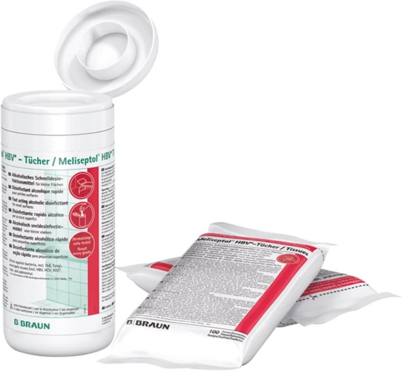 Meliseptol® HBV®-Tücher  Nachfüllpackung  100 Stück