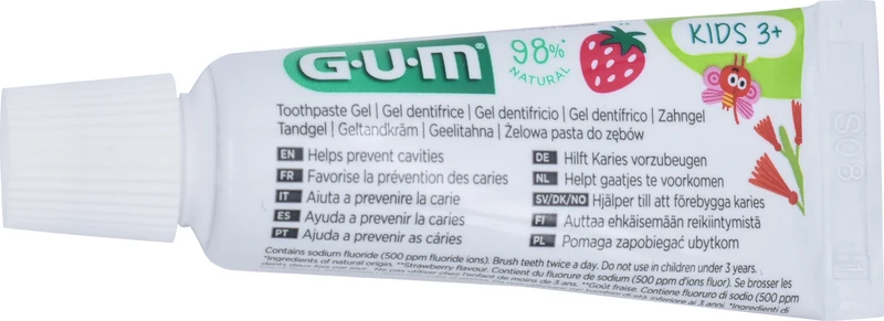 GUM® KIDS Zahngel  Tube  12 ml Erdbeere