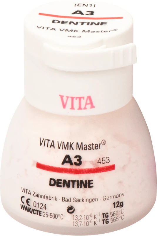 VITA VMK Master® VITA classical A1-D4®  Dose  12 g Pulver dentine A3