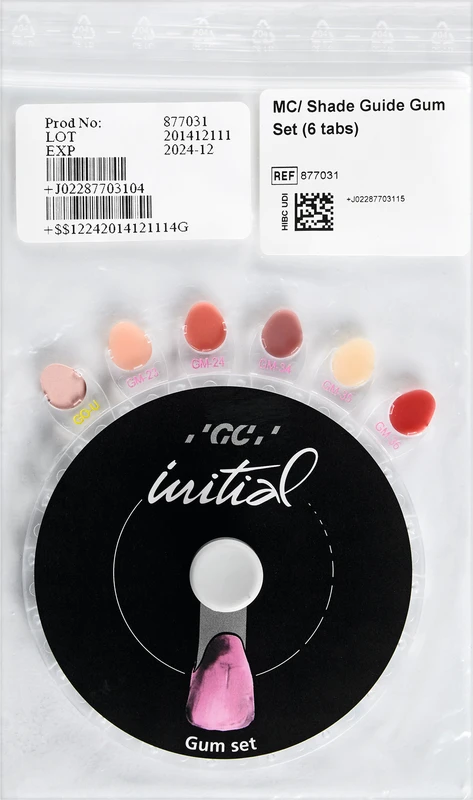 GC Initial Shade Guide  Stück  für GUM