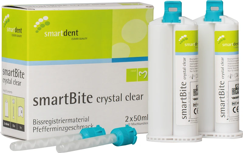 smartBite crystal clear  Packung  2 x 50 ml Doppelkartusche