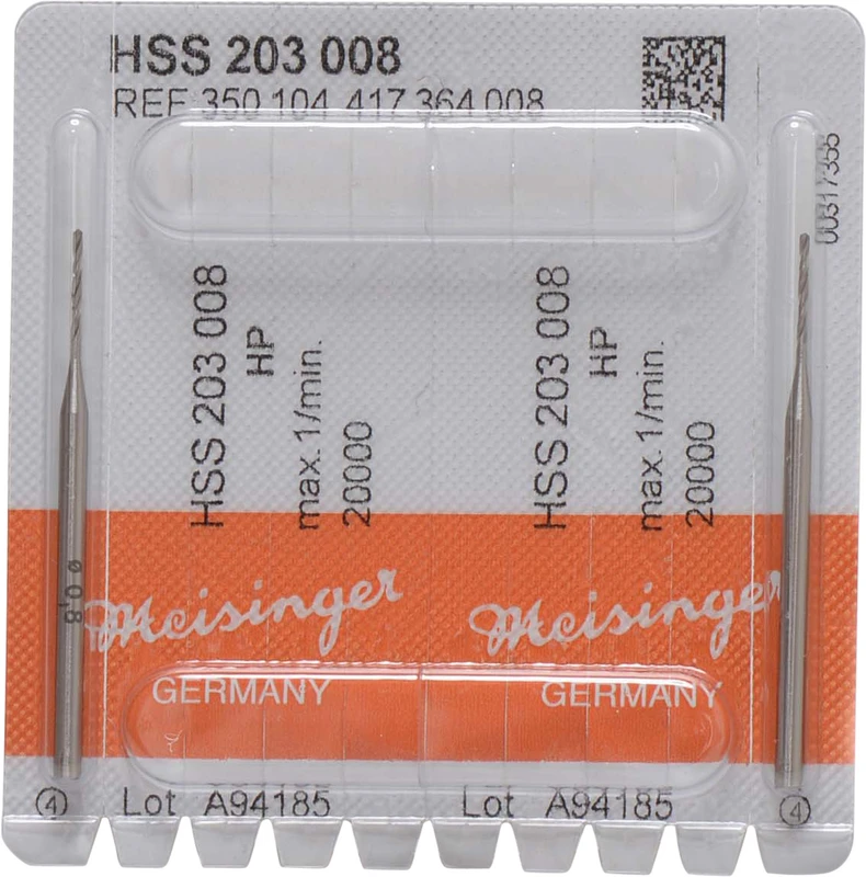 Spiralbohrer HSS 203  Packung  2 Stück HP, Figur 417, 9 mm, ISO 008