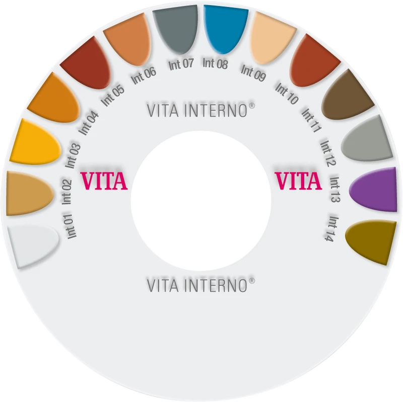 VITA INTERNO Farbmusterscheibe  Stück  Farbscheibe