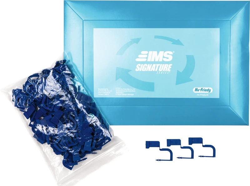 Container\Kassetten  Packung  100 Siegel für Container, IMCO-SEAL, blau