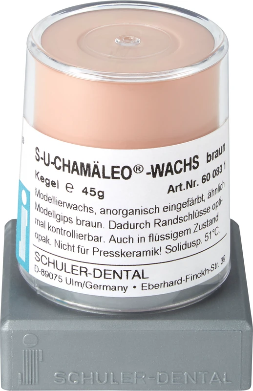 S-U-Chamäleo®-Wachs  Kegel  45 g braun