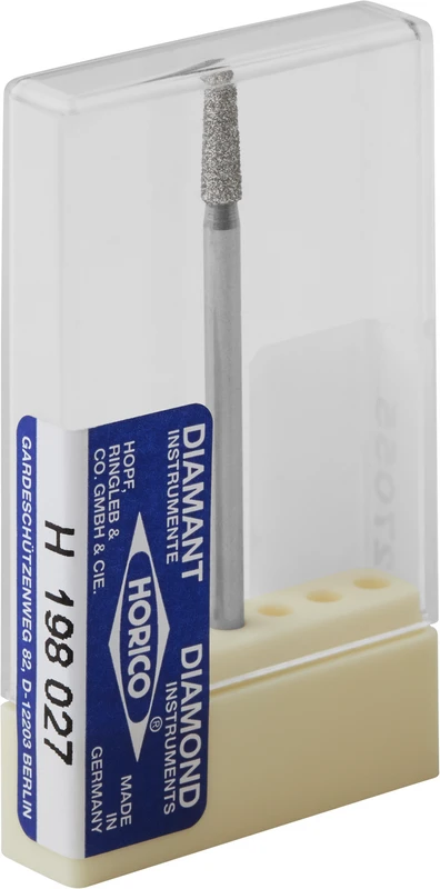 Diamantschleifer H 198  Stück  HP, Figur 198, 8 mm, ISO 027
