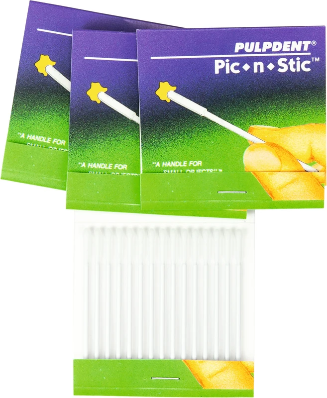 Pic-n-Stic  Packung  60 Stück weiß, Klebstoffspitze